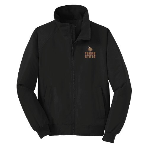 Texas State Black Charger Jacket