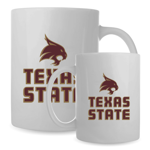 White Texas State Guard Coffee Mug