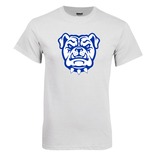 White T Shirt - Bulldog Head