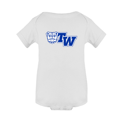  White Infant Onesie - Official Logo