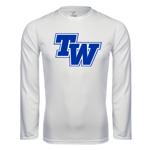  White Performance Long Sleeve Shirt - TW