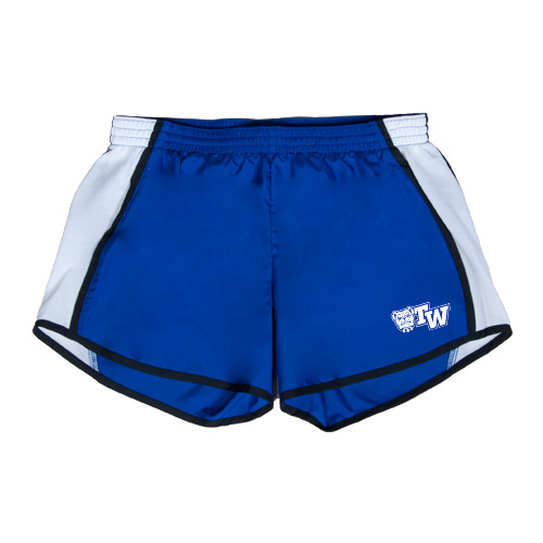  Womens Royal/White Team Short - Official Logo