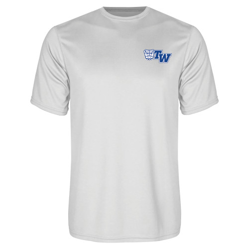  White Performance Tee - Official Logo