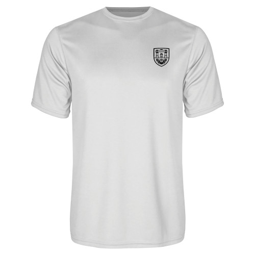  White Performance Tee - University Crest