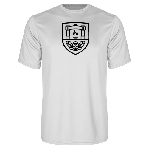  White Performance Tee - University Crest