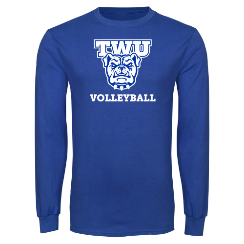  Royal Long Sleeve T Shirt - Volleyball