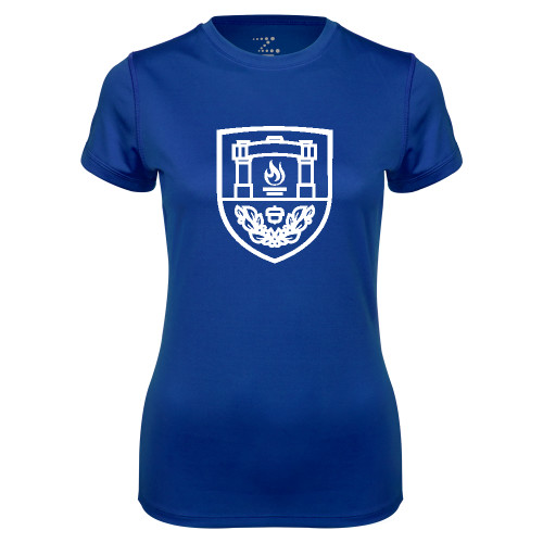  Womens Royal Performance Tee - University Crest