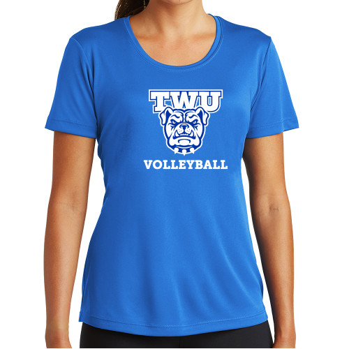  Womens Royal Performance Tee - Volleyball