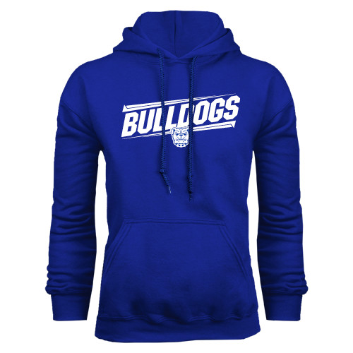  Royal Fleece Hoodie - Bulldogs Slanted