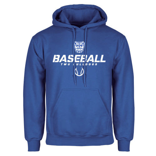  Royal Fleece Hoodie - Baseball Stencil w/ Ball