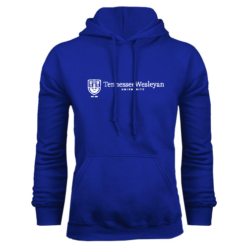  Royal Fleece Hoodie - University Logo Horizontal