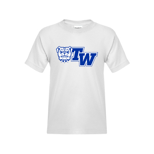  Youth White T Shirt - Official Logo