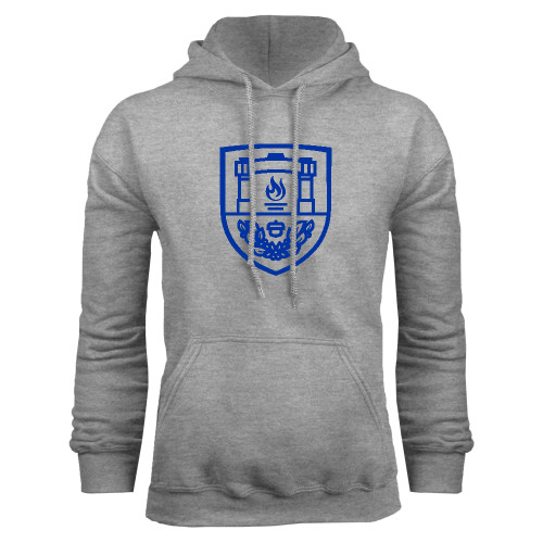  Grey Fleece Hoodie - University Crest
