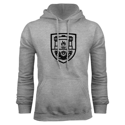  Grey Fleece Hoodie - University Crest