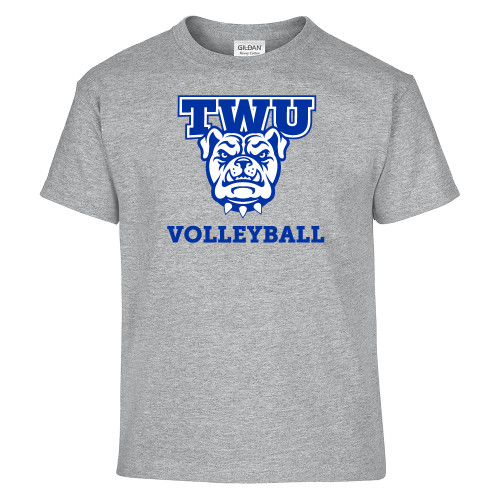  Youth Grey T Shirt - Volleyball