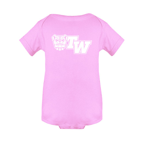  Light Pink Infant Onesie - Official Logo