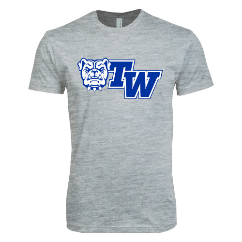  Next Level Heather Grey SoftStyle T Shirt - Official Logo