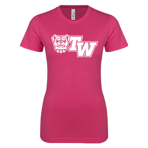Main Image for  Next Level Womens Fuchsia Boyfriend Tee