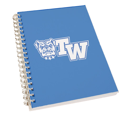 Tennessee Wesleyan Clear 7 x 10 Spiral Journal Notebook