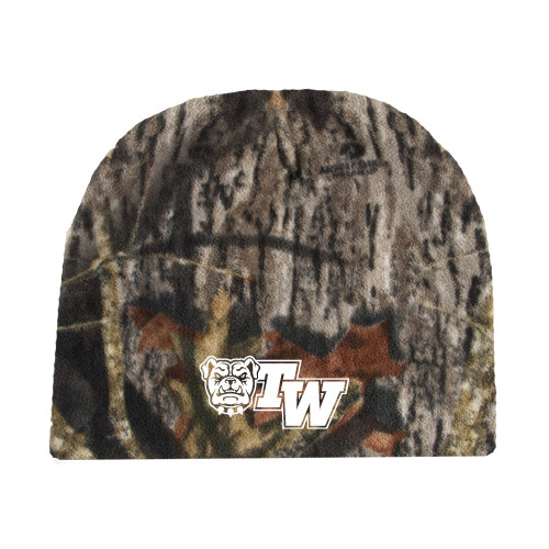  Mossy Oak Camo Fleece Beanie - Official Logo