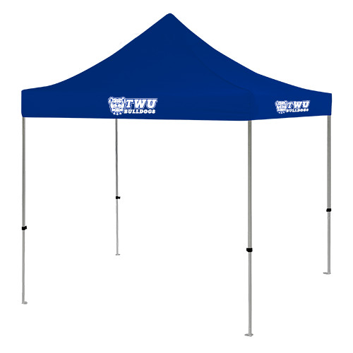  9 ft x 9 ft Royal Tent - TWU Bulldogs Stacked w/ Bulldog