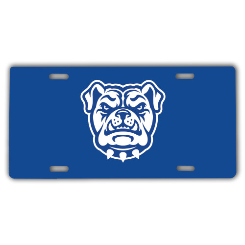  License Plate - Bulldog Head