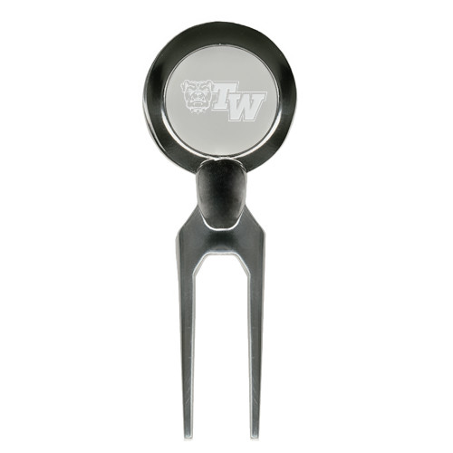  Silver Divot Tool/Ball Marker - Official Logo Engraved
