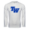 Thumbnail image for  White Performance Long Sleeve Shirt