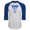 Thumbnail image for  White/Royal Raglan Baseball T Shirt