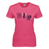 Thumbnail image for  Womens Hot Pink Short Sleeve Tee