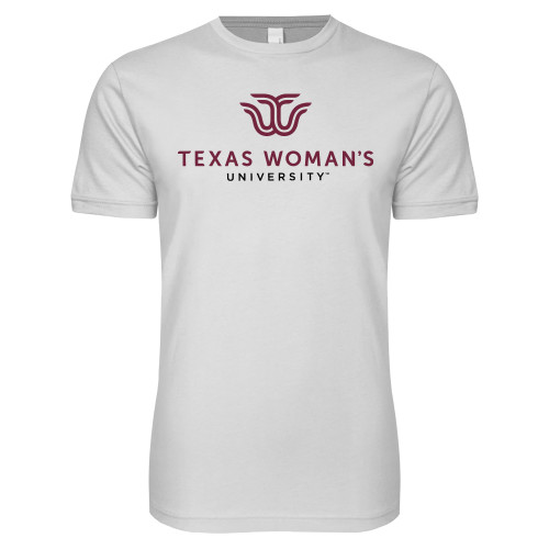  Next Level White SoftStyle T Shirt - Institutional Logo