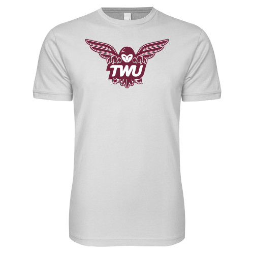  Next Level White SoftStyle T Shirt - Owl TWU