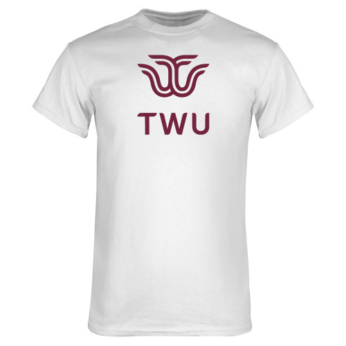  White T Shirt - Institutional TWU