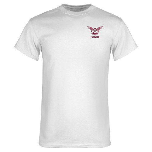  White T Shirt - Owl TWU Flight