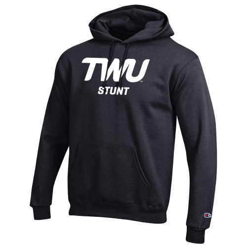  Champion Black Fleece Hoodie - TWU Stunt