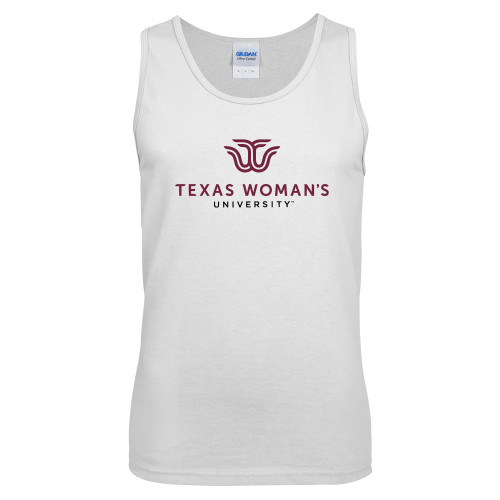  White Tank Top - Institutional Logo