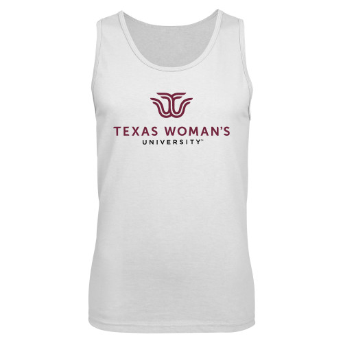  White Tank Top - Institutional Logo