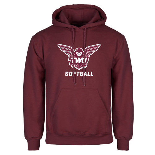  Maroon Fleece Hoodie - Softball