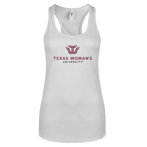  Next Level Racerback Tank White - Institutional Logo