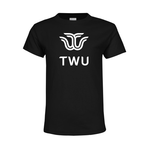  Youth Black T Shirt - Institutional TWU