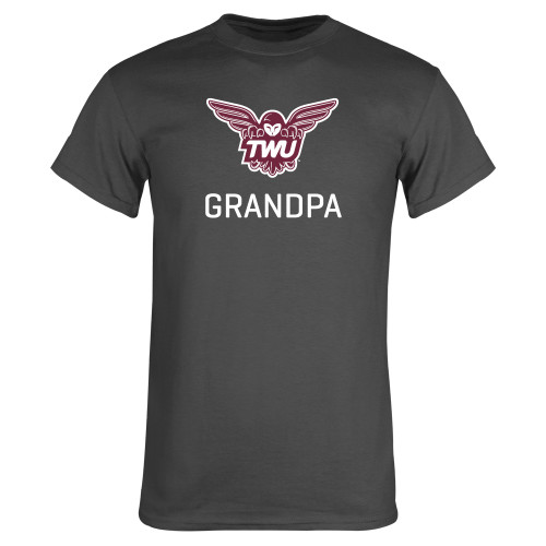  Charcoal T Shirt - Grandpa Owl TWU