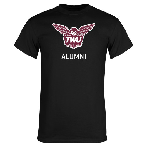  Black T Shirt - Alumni Owl TWU