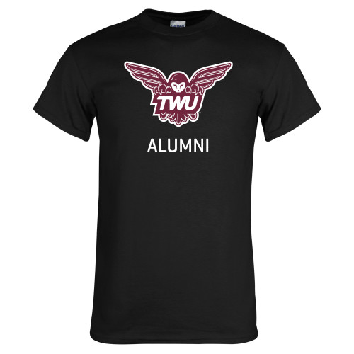 Black T Shirt - Alumni Owl TWU