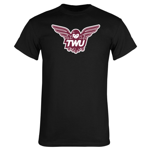  Black T Shirt - Owl TWU