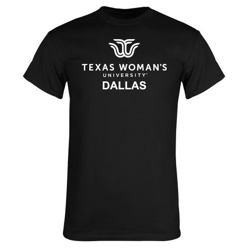  Black T Shirt - Dallas with Institutional Mark