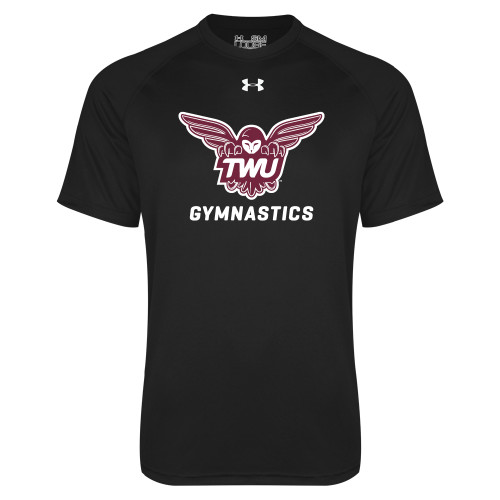  Under Armour Black Tech Tee - Gymnastics