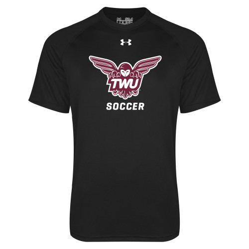  Under Armour Black Tech Tee - Soccer