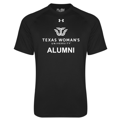  Under Armour Black Tech Tee - Alumni Institutional Logo