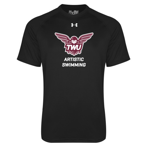  Under Armour Black Tech Tee - Artistic Swimming
