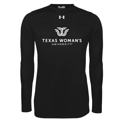  Under Armour Black Long Sleeve Tech Tee - Institutional Logo